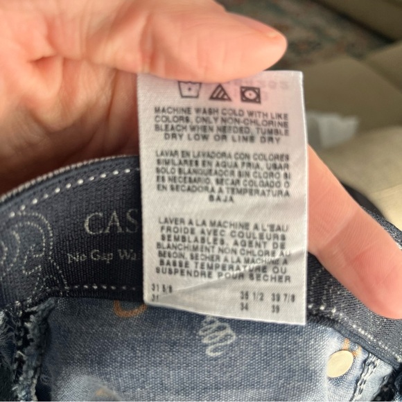 Wrangler Jeans Women's 5/6x34 Cash No Gap Waistband Embroidered Logo Pocket Boot - Picture 8 of 9